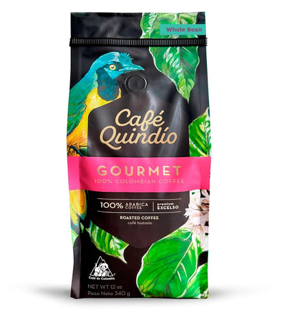 Cafe Quindio Gourmet - Medium Roast 100% Colombian Excelso Ground Coffee