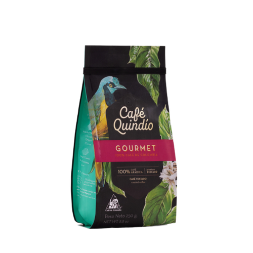 Cafe Quindio Gourmet - Medium Roast 100% Colombian Excelso Ground Coffee